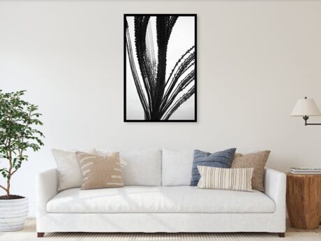 Dried Plant Stems Multiple Exposure I. - Wall art in modern interior - Abstract