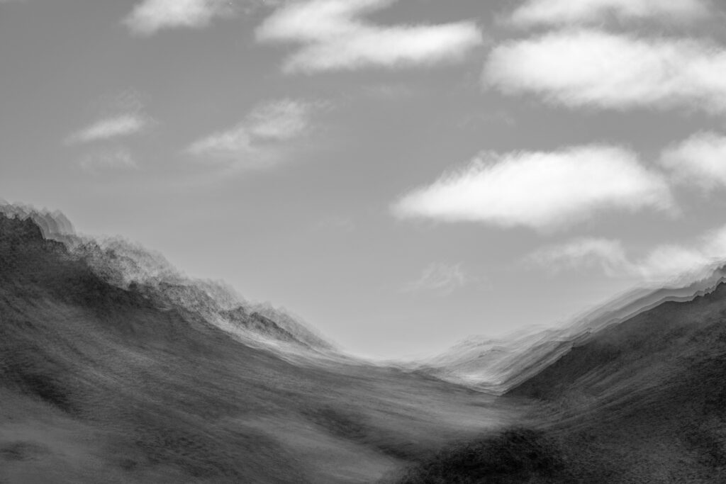 Surreal Mountain Landscape