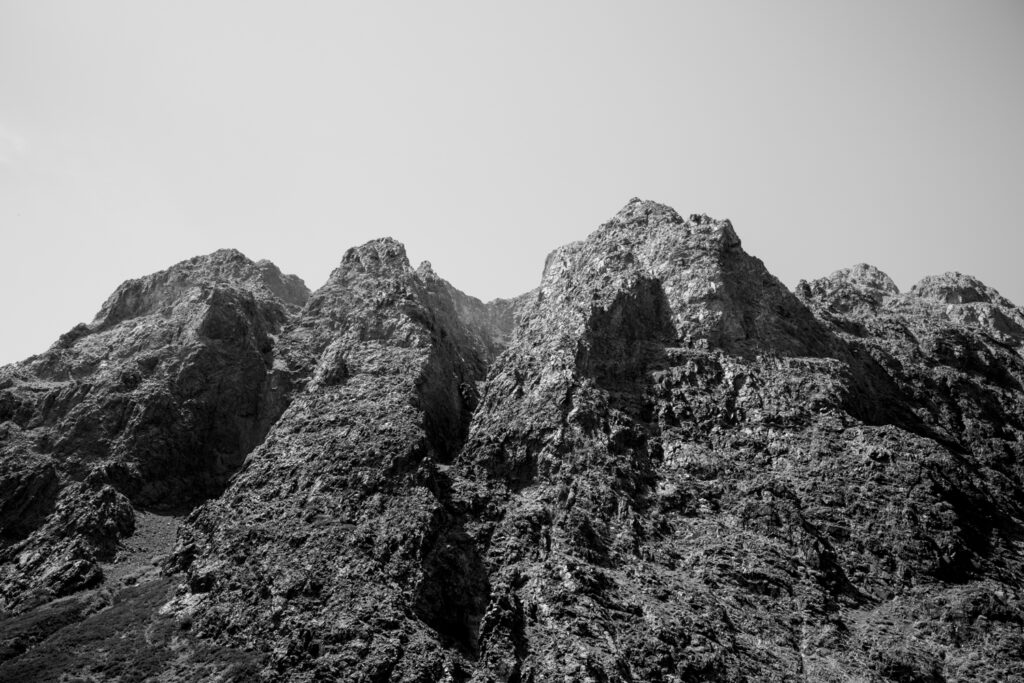 Martin Vorel Photography Mountain Peaks in Black and White - Gobi, Mongolia Photography Art Print
